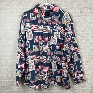 Vintage COTTON TRADERS SPORT Men's USA PATRIOTIC shirt XXL